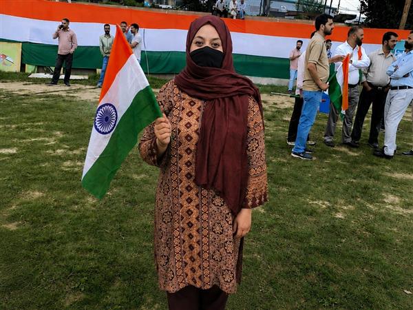 Partipation of staff at tiranga rally Anantnag 