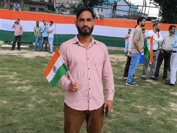 Partipation of staff at tiranga rally Anantnag 